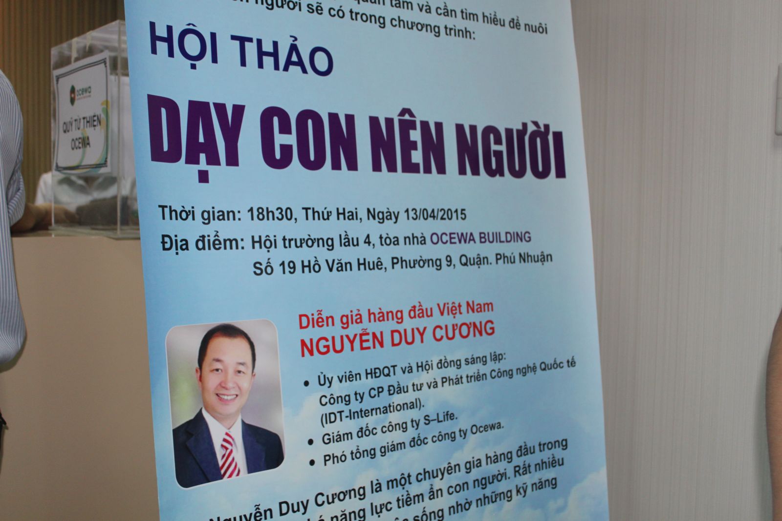 hội thảo nuôi dạy con nên người, genius print