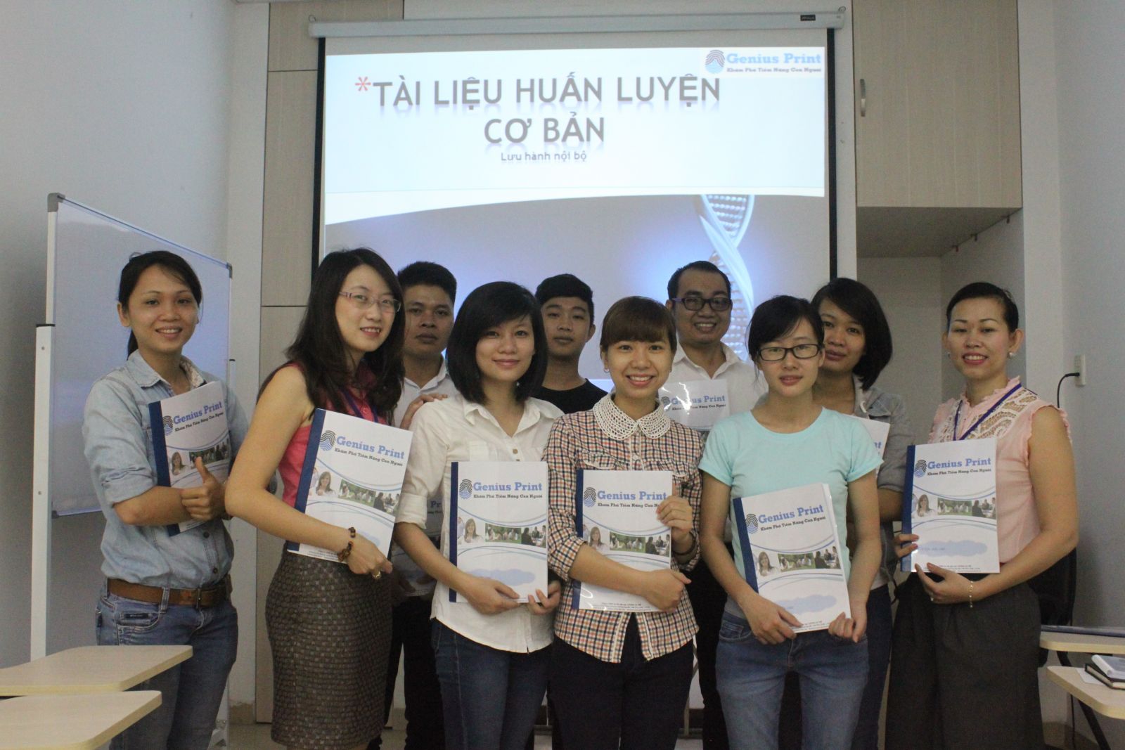 genius print training khóa 6 sinh trắc học dấu vân tay